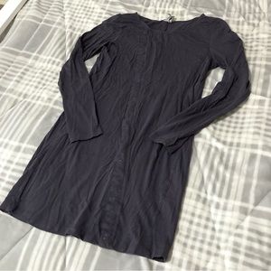 Bench grey mini button up dress size medium
